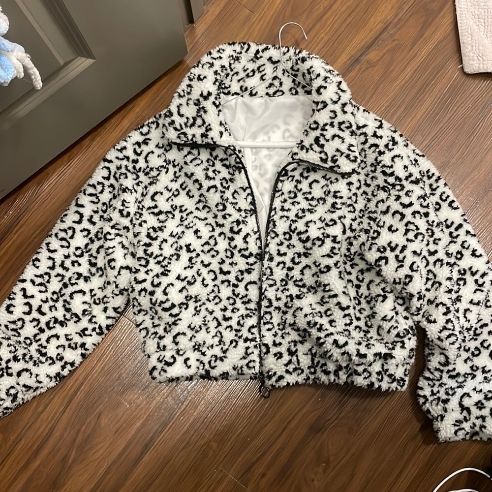 Vintage cheetah print jacket